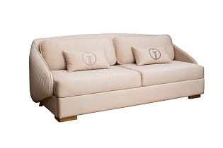 Диван Palazzo трехместный раскладной бежевый 2 (превью)
