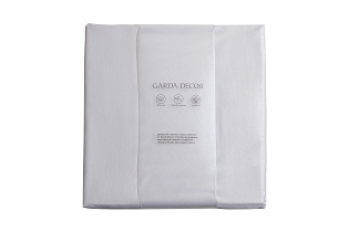 Простыня сатиновая на резинке 180х200х30см бежевая