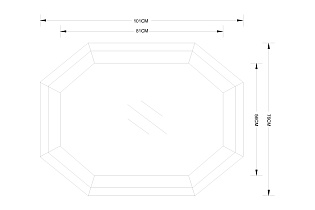 Зеркало декоративное в зеркальной раме 3 (превью)