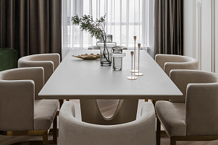 Стул на металлическом каркасе светло-бежевый 8 (превью)