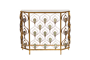 Консоль с зеркальными вставками