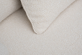 Диван Роберто(Roberto) трехместный букле кремовый