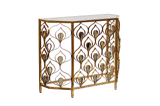 Консоль с зеркальными вставками