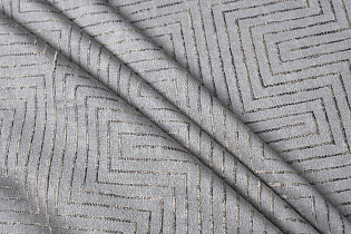 Ткань портьерная Глянец (GLOSS) серая