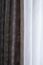 Портьера Хьюстон (Houston) 110 275х260см серая