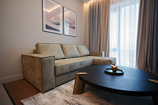 Стол журнальный низкий Конг (Kong) темный орех