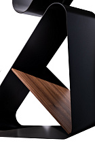 Стеллаж металл/шпон