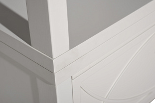 Шкаф-витрина открытый бежевый