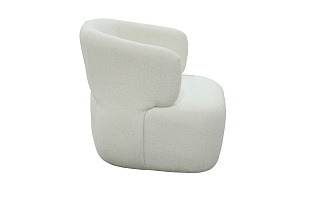 Кресло Tirolo букле белое