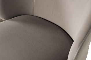 Стул обеденный велюровый серый