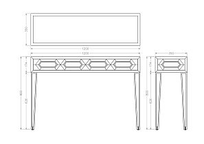 Консоль зеркальная 6 (превью)