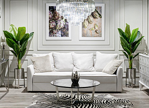 Стол журнальный Неро (Nero) черный/хром