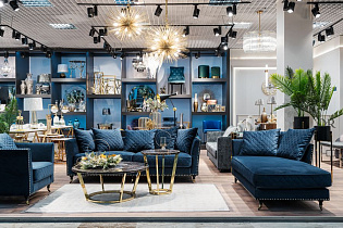 Столик журнальный Dark Emperador коричневый/золото 6 (превью)