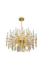 Люстра Ла Скала (La Scala) золото/стекло прозрачное