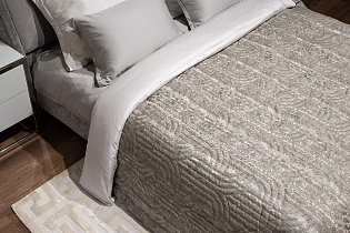 Покрывало Амбишн серое (Ambition ser) 260*260 со стежкой