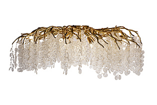 Люстра Tenera круглая золото