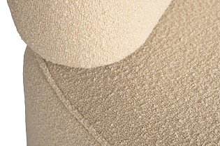 Кресло без подлокотников букле бежевое