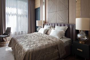 Кровать Одри(Odry) с подъемным механизмом и бельевым ящиком лилово-серая 11 (превью)