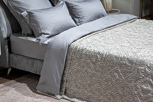 Покрывало HOUSTON 260х260см серое со стежкой 2 (превью)