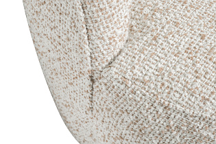 Кресло Rivoli вращающееся бежевая рогожка