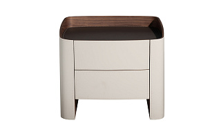 Тумбочка с 2мя ящиками светлая