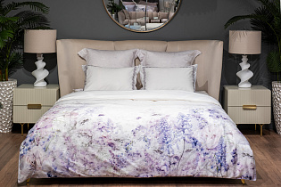 Комплект из 2х наволочек «Фиори» 50х70см сиренево-белый 5 (превью)