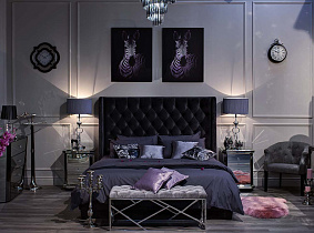 Банкетка серая велюровая 6 (превью)