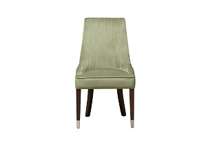 Стул Элегантный(Elegante) велюровый оливковый