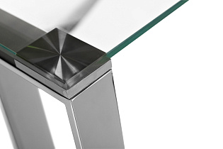 Консоль прозрачное стекло/хром 3 (превью)