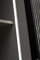 Шкаф Alto двухдверный с полками цвет серый кобальт