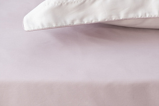 Простыня сатиновая на резинке 180х200х30см пудреная роза 3 (превью)