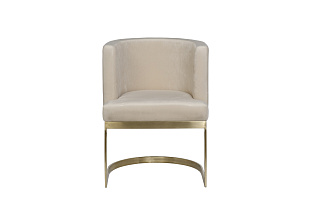 Стул на металлическом каркасе светло-бежевый 1 (превью)