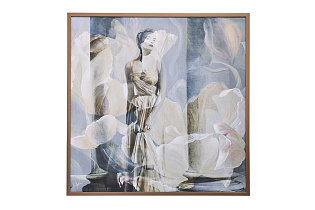 Холст «Нежность-1» в багете латунь 1 (превью)