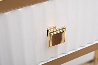 Консоль с ящиком белая/золото 5 (превью)