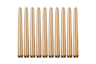 Свеча столовая золотая 1 (превью)