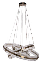 Люстра подвесная Галактика (Galaxy) прозрачное стекло/золото