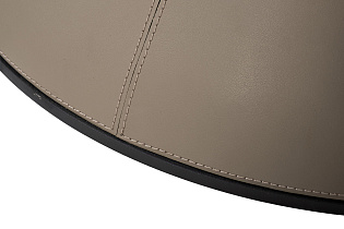 Стол обеденный круглый мраморный/основание бежевое 4 (превью)