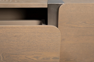 Тумба под телевизор Smooth шпон ясеня