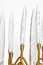 Люстра латунь/стекло прозрачное 2 (превью)