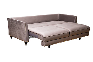 Диван Sorrento 230M трехместный раскладной серый 3 (превью)