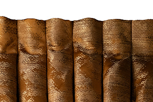 Портьера Bromley 275х260см оранжевая