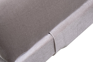 Банкетка Прима(Prima) на металлических опорах серая 4 (превью)