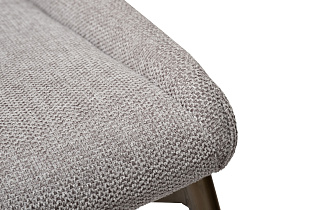 Стул барный белый/бронза