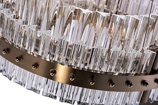 Люстра подвесная Galaxy прозрачное стекло/золото