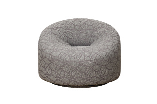 Кресло вращающееся Луна(Luna) букле серое