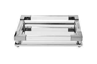 Поднос прямоугольный зеркальный/серебро 1 (превью)