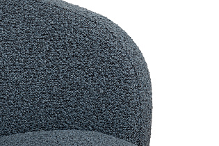 Кресло Наполи(Napoli) вращающееся букле серое