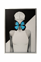 Постер "Девушка с бабочкой"