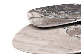 Стол журнальный стекло/мрамор белый 3 (превью)