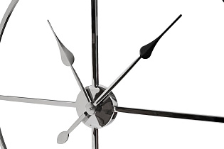 Часы настенные круглые (хром) 76см 3 (превью)